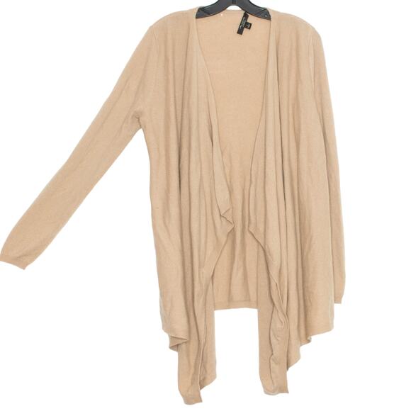 Ann Taylor Cardigan Sweater Cashmere Quiet Luxury Old Money Oversized Open Large - Picture 1 of 8